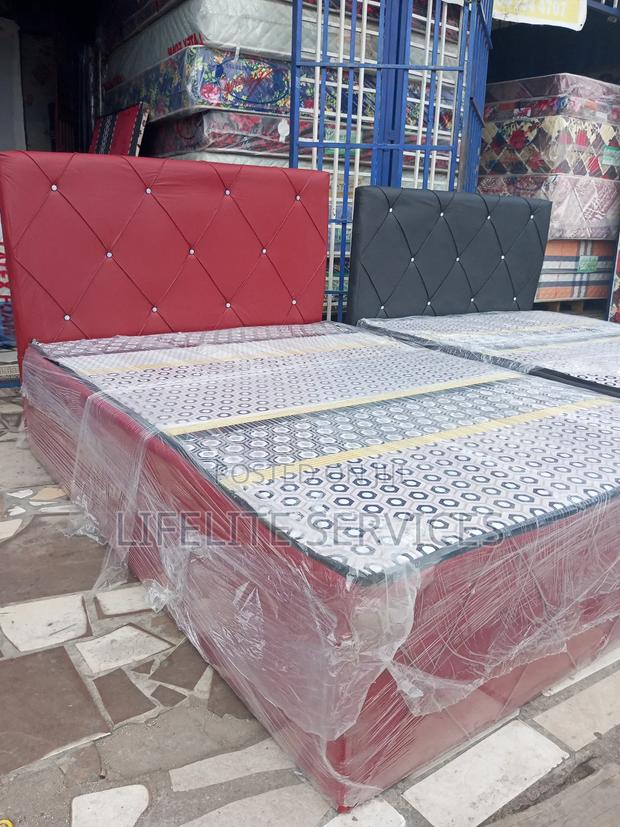 Inbuilt Stylish Bed Double Size + Head Board · Photo 1