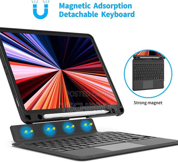 iPad 7/8/9th Gen Keyboard With Trackpad Backlit · Photo 3