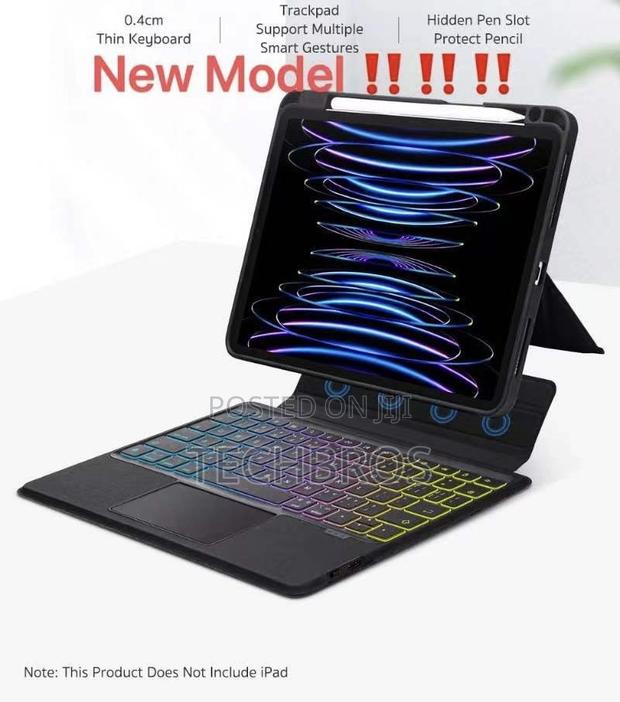 iPad 7/8/9th Gen Keyboard With Trackpad Backlit · Photo 1
