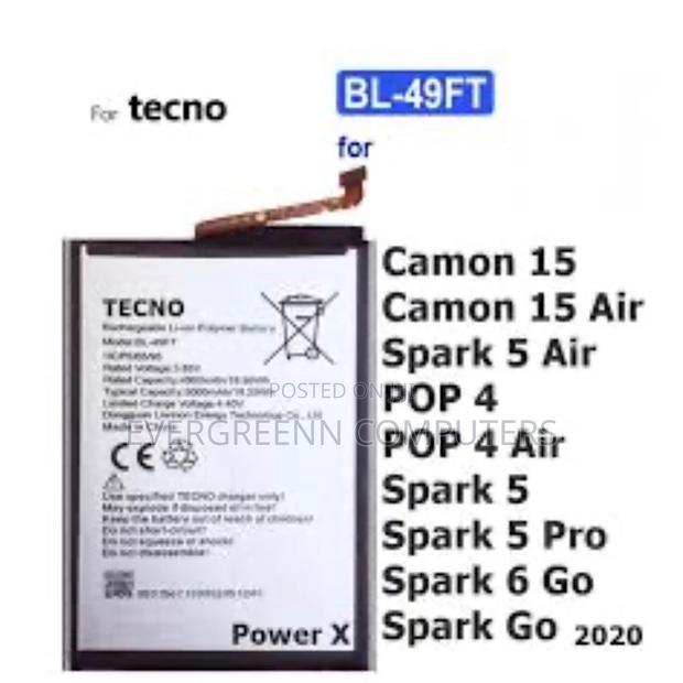 All Models of Tecno and Infinix Batteries Are Available · Photo 3