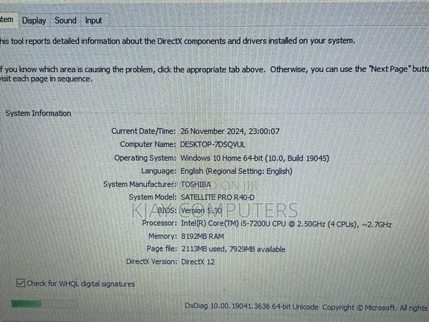 Laptop Toshiba Satellite Pro L500 8GB Intel Core I5 SSD 250GB · Photo 4