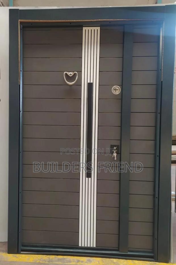 Gray Turkish Heavy One Half Security Door+All Accessories · Photo 1