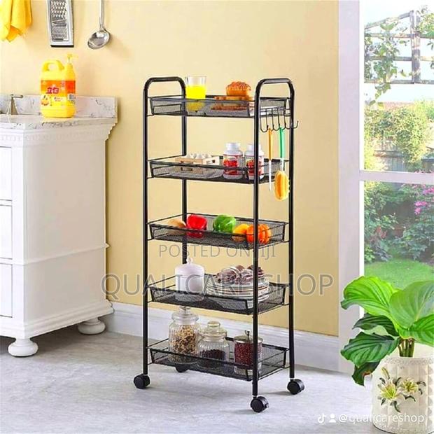 5 Tier Metal Rack 5 Layer Storage Cart · Photo 3