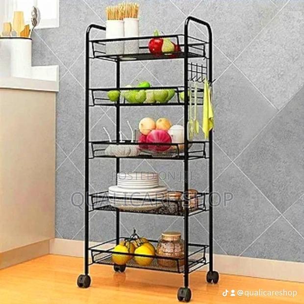 5 Tier Metal Rack 5 Layer Storage Cart · Photo 5