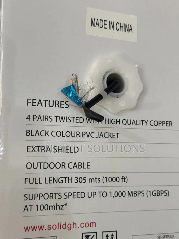 Cat6 Cable SFTP Double Layer 305 Meters · Photo 2