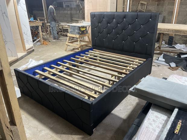 Leather Double Bedframe For Your Love Ones · Photo 3