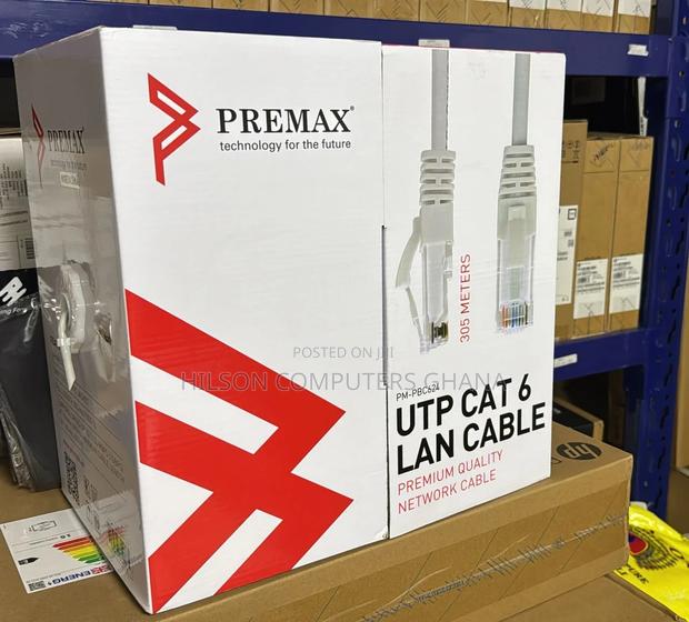 Premax PVC Jacket Cat6 Utp Cable, 305m, Pm-Fc623 · Photo 1