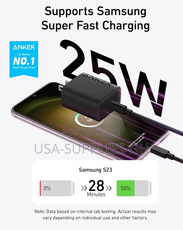 Anker 25w USB-C Super Fast Phone Charger From Usa · Photo 3
