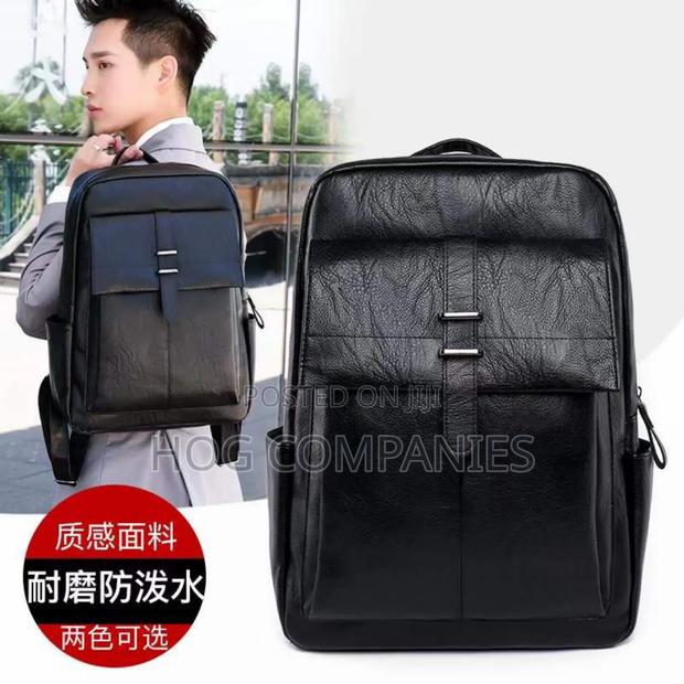 Quality Leather Travel Tablet Laptop Bag School Backpack · Photo 1