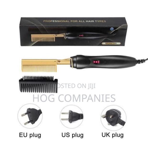 Professional Hair Straightener Heated Electric Styling Comb · Photo 2