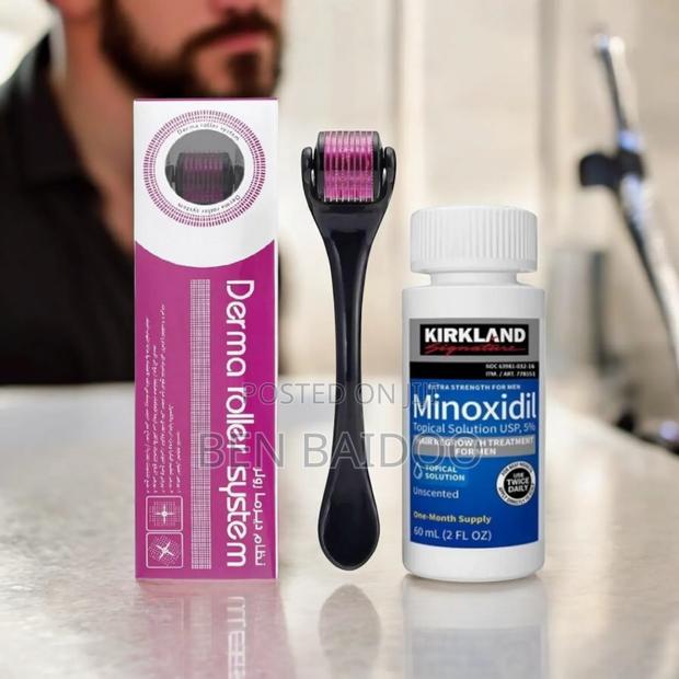Kirkland Minoxidil And Derma Roller (540 Titanium Needles) · Photo 1