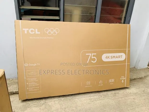 High Quality Slim TCL 75′′ UHD Smart Android Television 75P6L) · Photo 1
