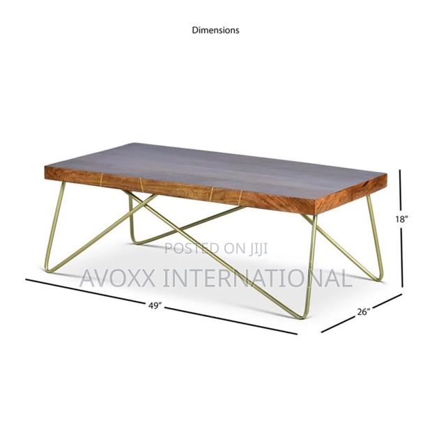 Steve Silver Co Walter Brass Inlay Cocktail Table, WT300C · Photo 4