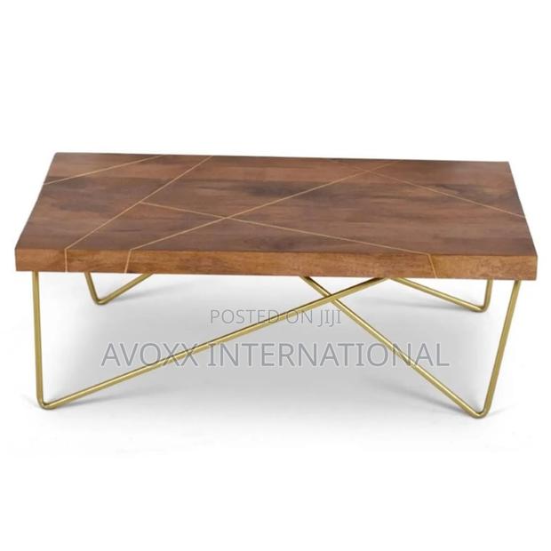 Steve Silver Co Walter Brass Inlay Cocktail Table, WT300C · Photo 5