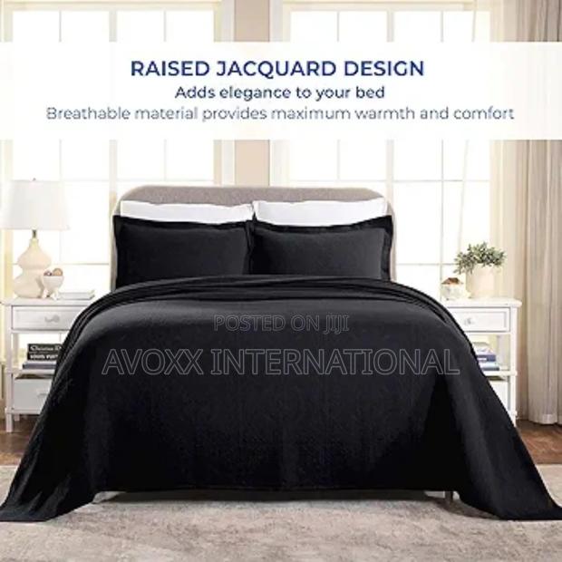 Superior Cotton Fleur De Lis Bedspread Set/ Queen Size · Photo 5