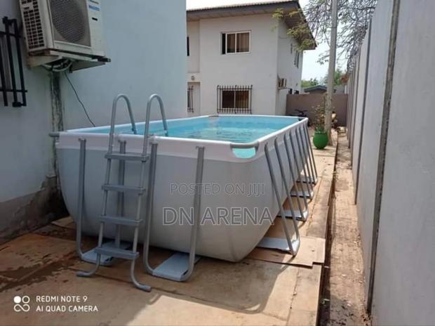 Potable 24ft by 12ft by 5ft Swimming Pool With Pump · Photo 3