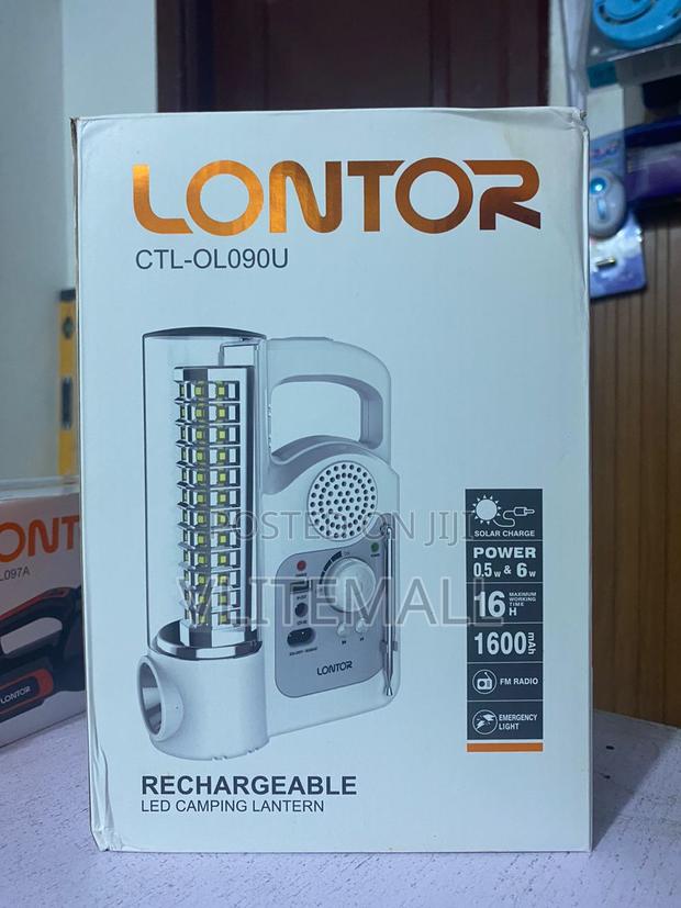 Lontor Rechargeable Lantern With Radio · Photo 1
