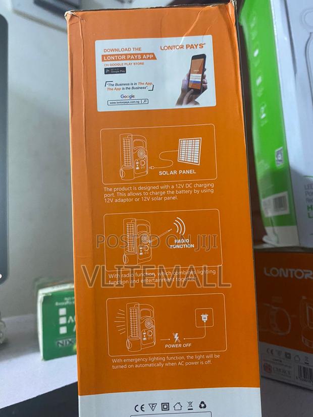Lontor Rechargeable Lantern With Radio · Photo 2