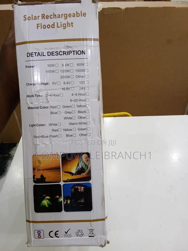 Solar Rechargeable Flood Light · Photo 2