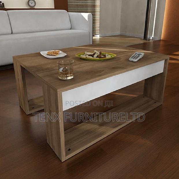 Coffee Table (Gorder - White, Walnut) · Photo 1