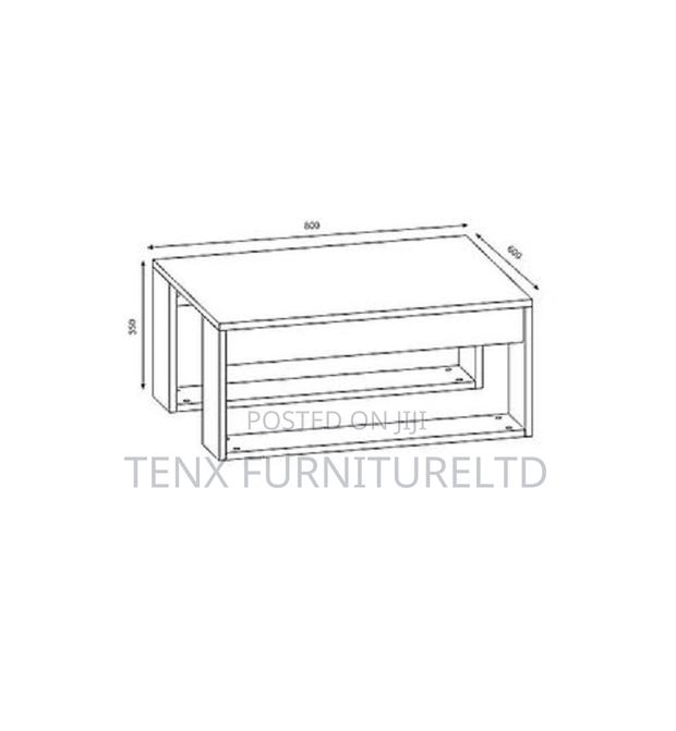 Coffee Table (Gorder - White, Walnut) · Photo 2