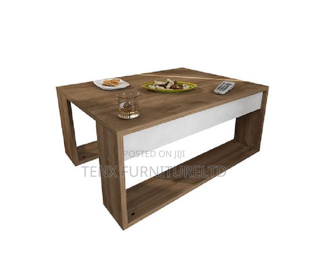 Coffee Table (Gorder - White, Walnut) · Photo 3