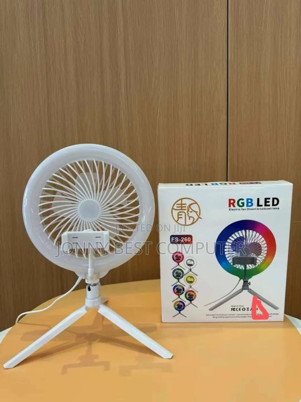 RGB Fan Ring Light · Photo 1