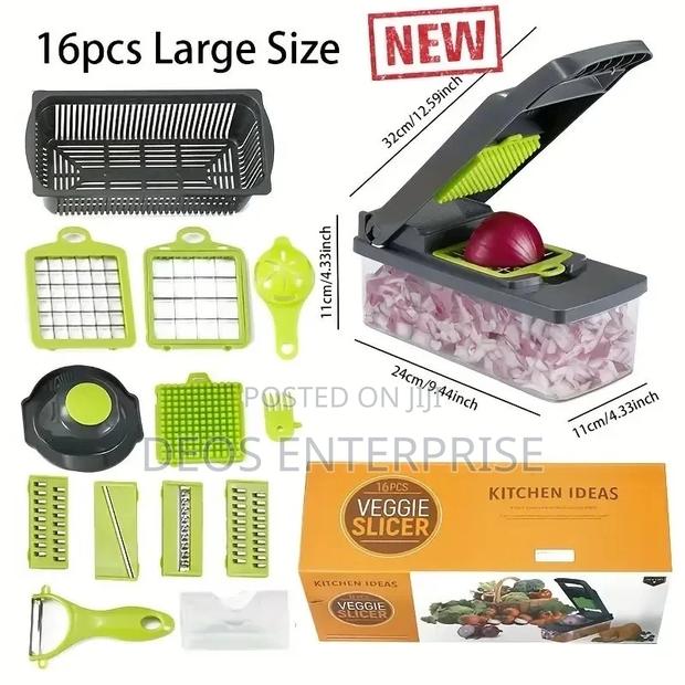 Kitchen Accessories 16 in 1 Vegetable Slicer · Photo 1