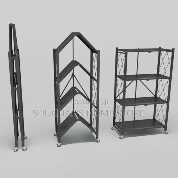 4 Tier Storage Rack With Basket · Photo 1