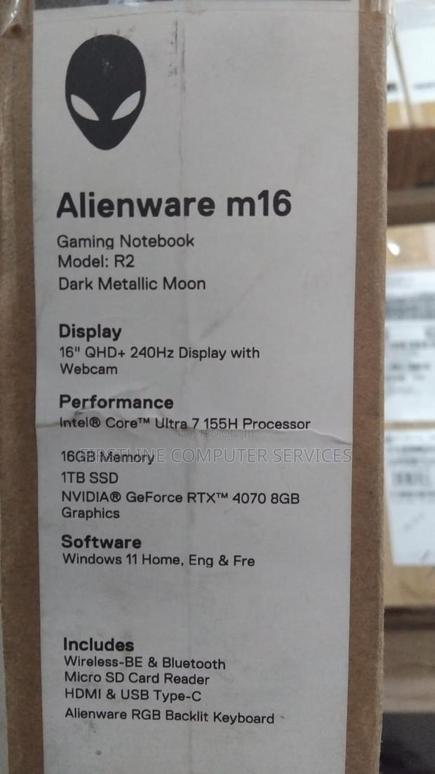 New Laptop Dell Alienware 13 R2 16GB Intel Core Ultra 7 SSD 1T · Photo 2