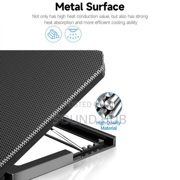 Laptop Cooler 2-Fan Laptop Cooling Stand Low Noise · Photo 4