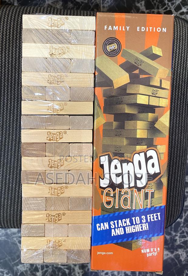 Wood Jenga Game Giant · Photo 1