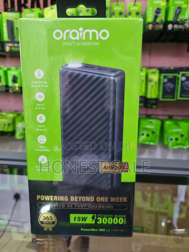 Oraimo Powerbox 300 Lite 30000mah 15w Power Bank · Photo 1