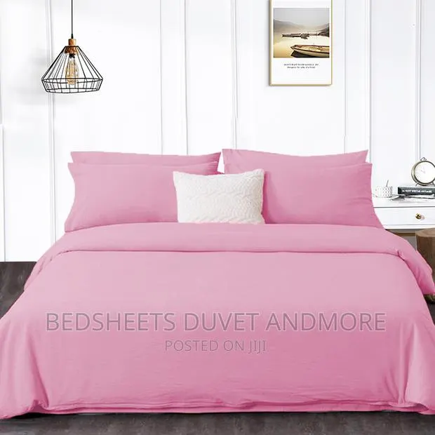 7pcs Pink Duvet Set for King and Queen · Photo 1