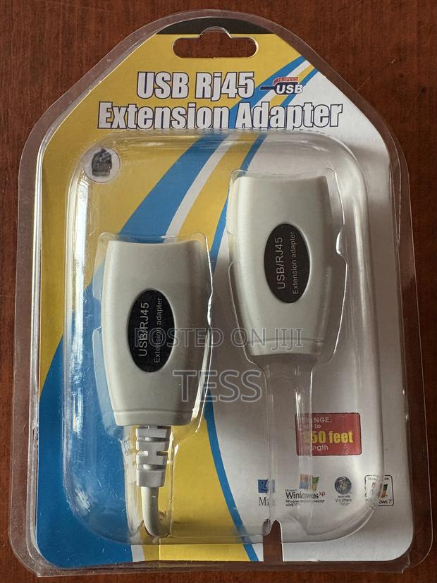 Usb to Lan Rj45 Extension Adapter Usb Extender 150feets · Photo 1