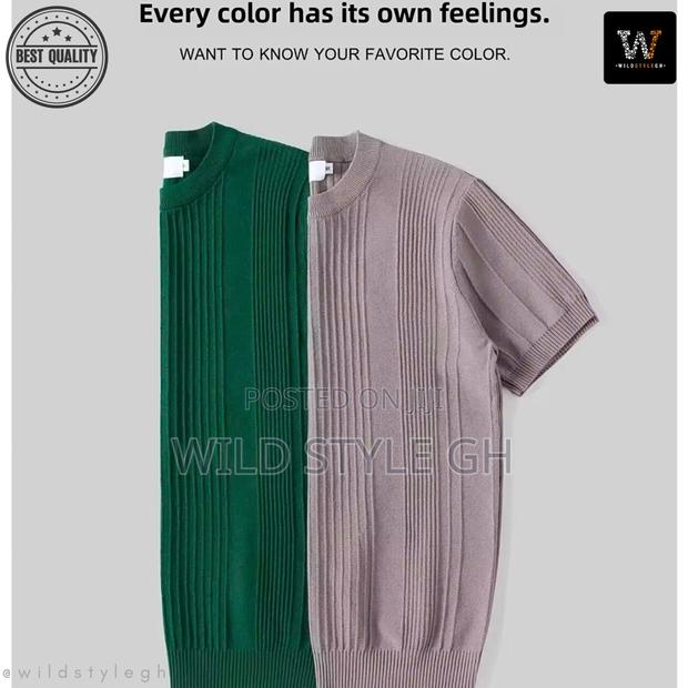 Quality Knitted Jacquard T-Shirts · Photo 2