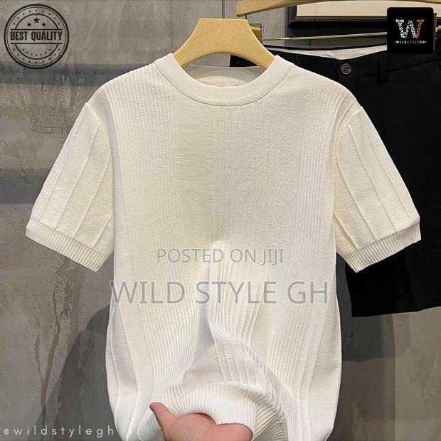 Quality Knitted Jacquard T-Shirts · Photo 5