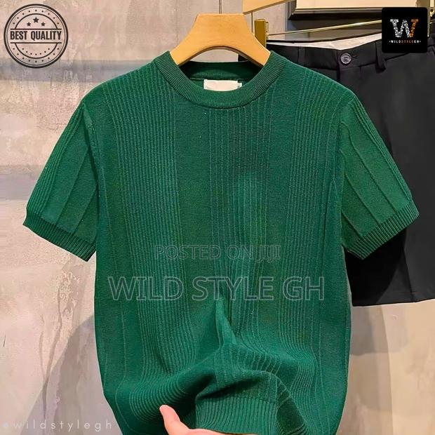 Quality Knitted Jacquard T-Shirts · Photo 6