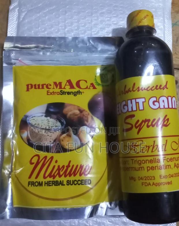 Pure Maca Powder and Weight Gain Syrup Hip Butt Combo · Photo 1