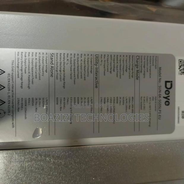 Deye 6kw Hybrid Inverter · Photo 5