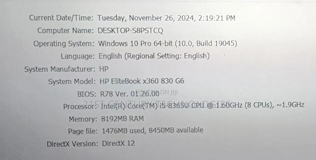 Laptop HP EliteBook 830 G6 8GB Intel Core I5 SSD 512GB · Photo 5