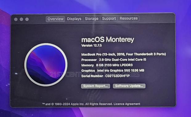 Laptop Apple MacBook Pro 2016 8GB Intel Core I5 SSD 512GB · Photo 4