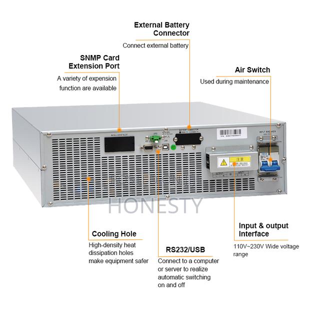 Ghana High Quality Online 1KVA Rack Mounted Ups Power Backup · Photo 5