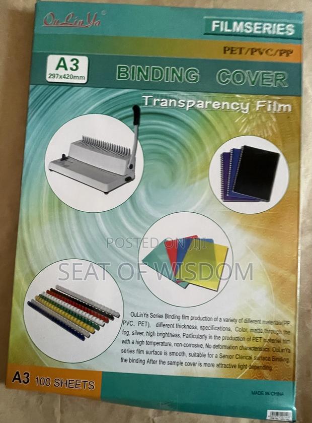 A3 PVC Binding Cover · Photo 1