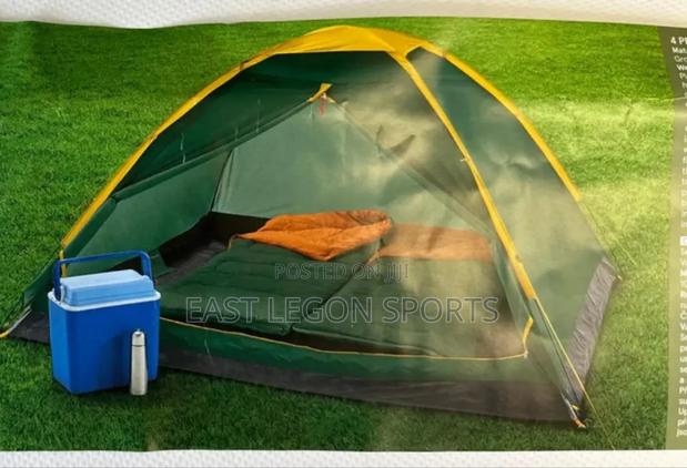 Uk Tesco 4 Person Double Layer Tent With Porch · Photo 1