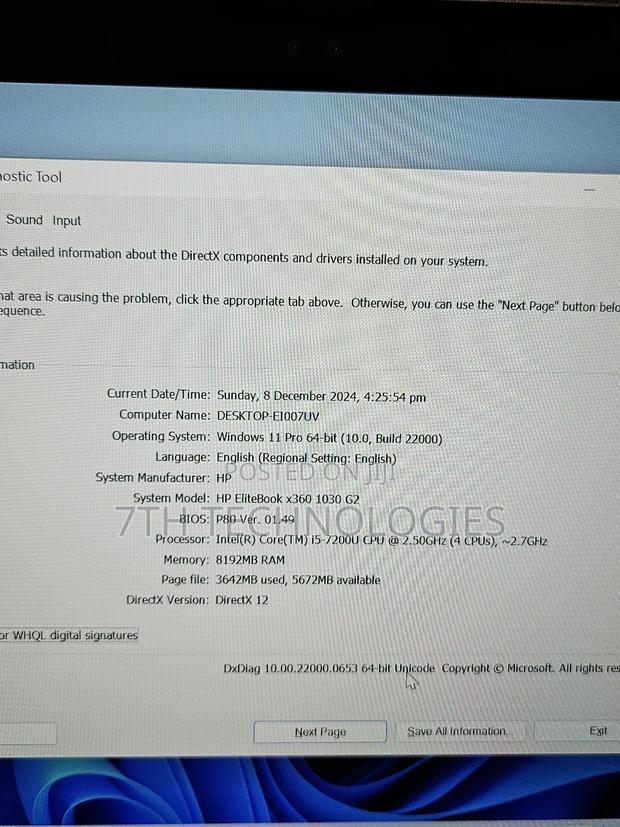 Laptop HP EliteBook X360 1030 G2 8GB Intel Core I5 SSD 256GB · Photo 7