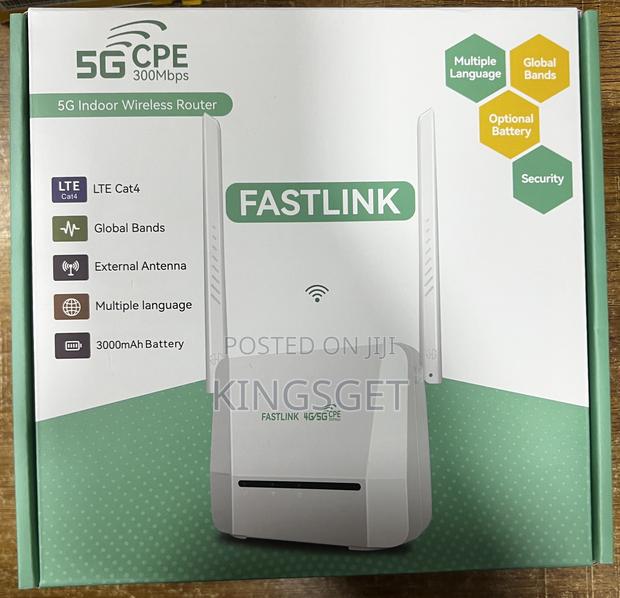Fastlink 4g/5g CPE Wifi Router With Battery · Photo 1