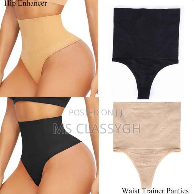 Thong Panties High Waist Tummy Control Slim Underwear Butt L · Photo 3