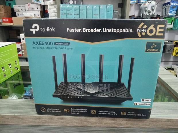 Tp-Link Archer Axe75 Axe5400 Tri-Band Gigabit Wifi 6e Router · Photo 1