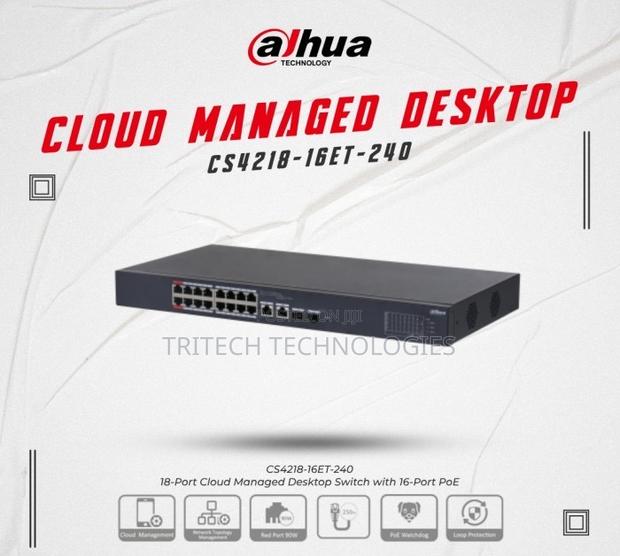 Dahua Cs4218-16wt-240 16port Poe Cloud Manaed Switch · Photo 3